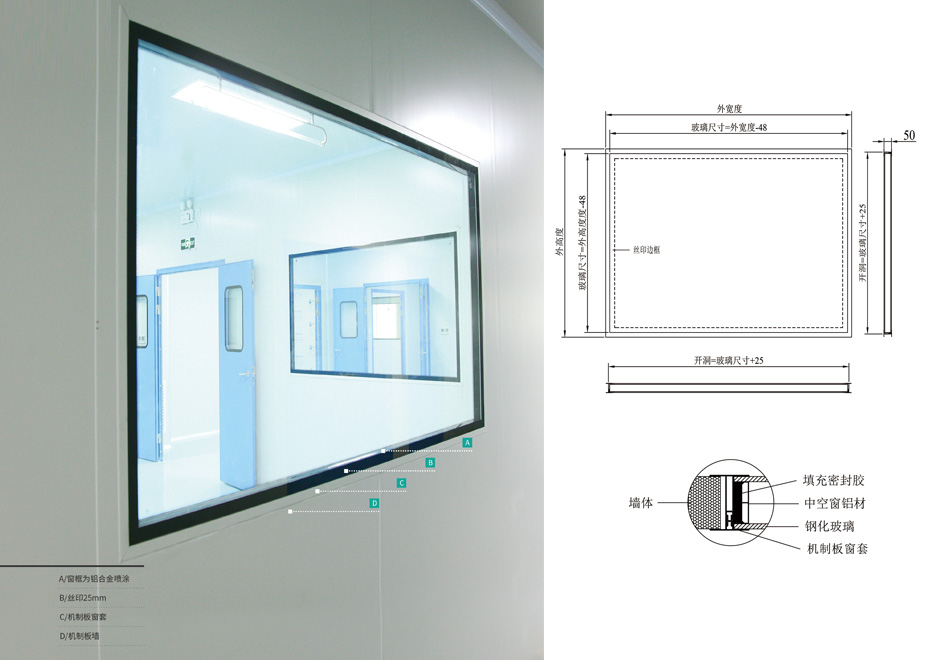 中空潔凈窗機制板式 中空潔凈窗機制板式